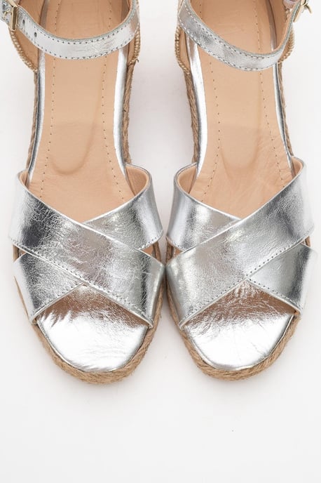 Miria Leren Platform Espadrille (Dames) - Image 3