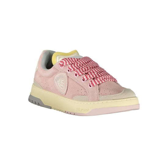 Blauer Rosa Polyurethaan Dames Sneaker - Image 2