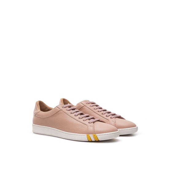 Bally Roze Stof En Leren Lage Sneakers - Image 3