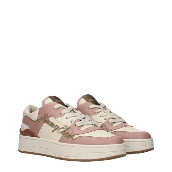 Jimmy Choo Roze Leren Lage Sneakers - Image 2