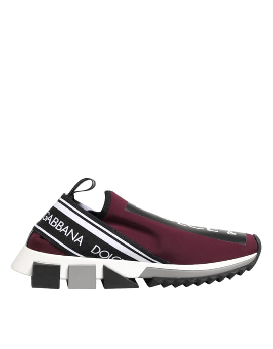 Dolce & Gabbana Bordeaux Sleehakken Sorrento Heren Sneakerschoenen - Image 2