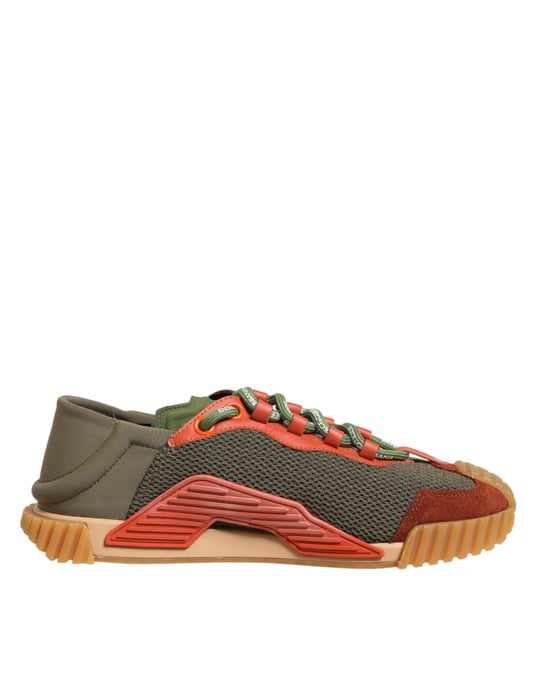 Dolce & Gabbana Multicolor Veter Sneakers Low Top NS1 - Image 2