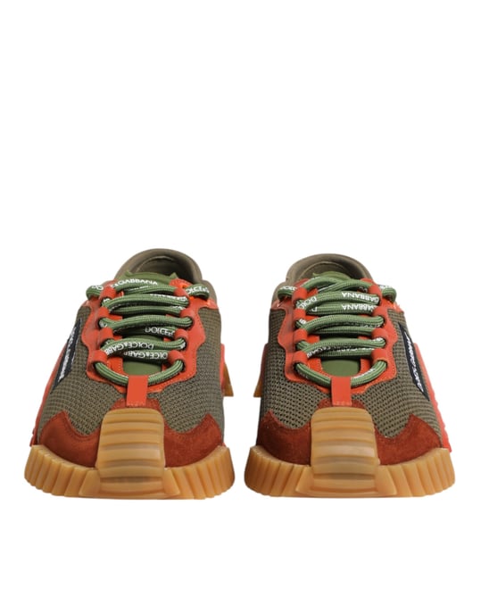 Dolce & Gabbana Multicolor Veter Sneakers Low Top NS1 - Image 3