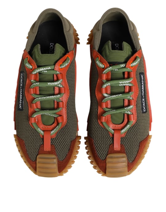 Dolce & Gabbana Multicolor Veter Sneakers Low Top NS1 - Image 4