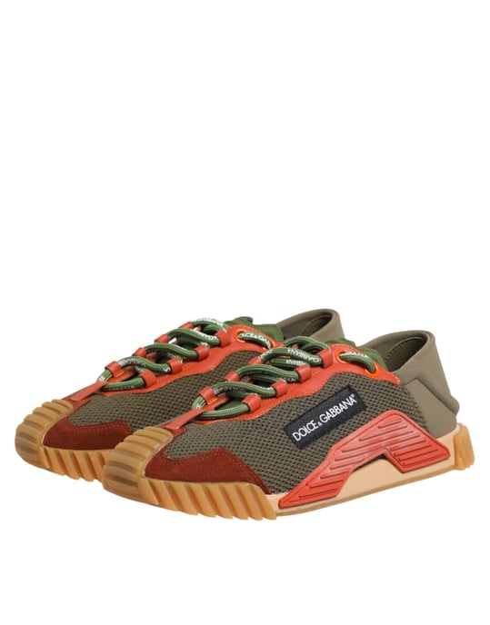 Dolce & Gabbana Multicolor Veter Sneakers Low Top NS1 - Image 5