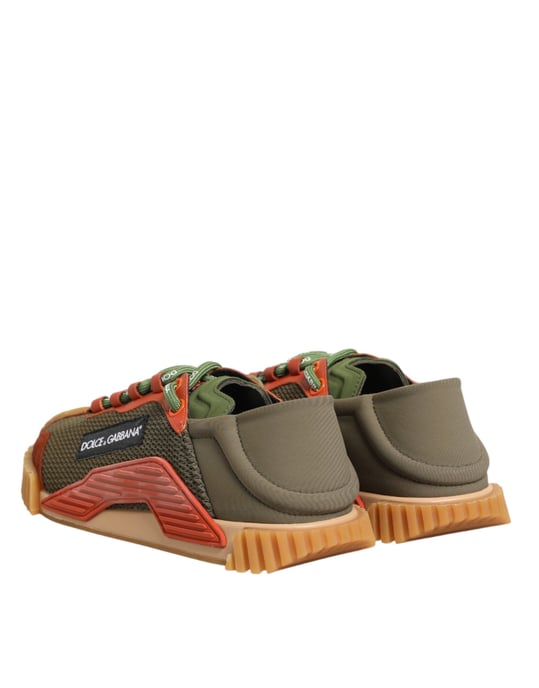 Dolce & Gabbana Multicolor Veter Sneakers Low Top NS1 - Image 6