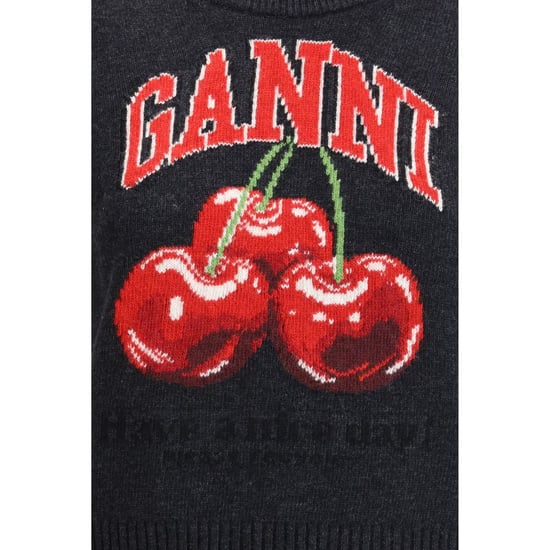 Ganni Zwarte Wol Sweatshirt - Image 3