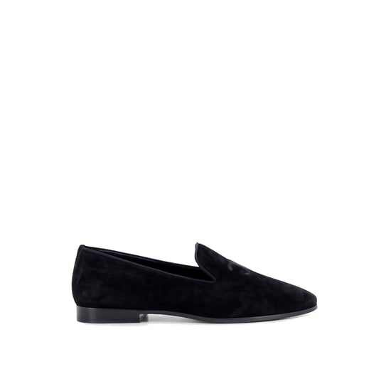 Celine fluwelen loafers met geborduurd triomphe-logo - Image 1