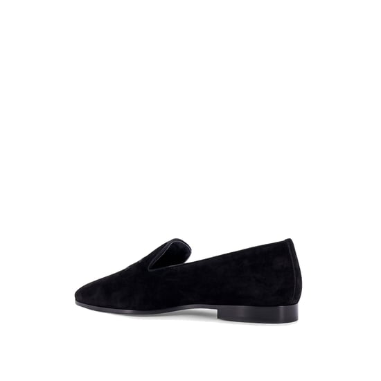 Celine fluwelen loafers met geborduurd triomphe-logo - Image 3
