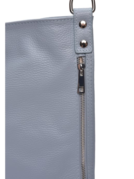 Roberta M Turquoise Rundleer Tas - Image 3