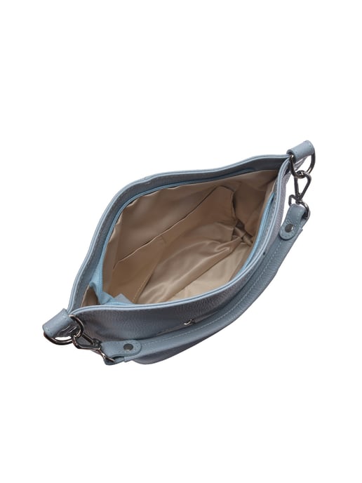 Roberta M Turquoise Rundleer Tas - Image 4