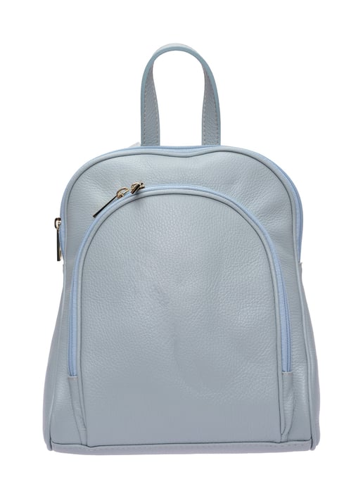 Anna Luchini Turquoise Rundleer Tas - Image 1
