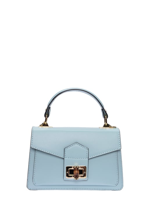 Roberta M Turquoise Rundleer Tas - Image 1