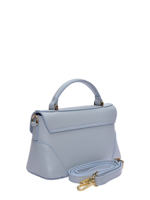 Luisa Vannini Turquoise Rundleer Tas - Image 2