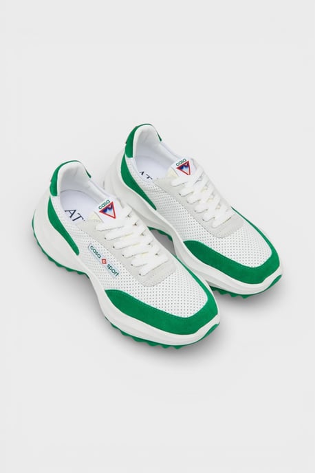 Casablanca Atlantis Sneakers In Wit En Groen - Image 2