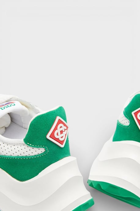 Casablanca Atlantis Sneakers In Wit En Groen - Image 3