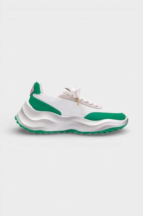 Casablanca Atlantis Sneakers In Wit En Groen - Image 4