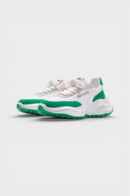 Casablanca Atlantis Sneakers In Wit En Groen - Image 5