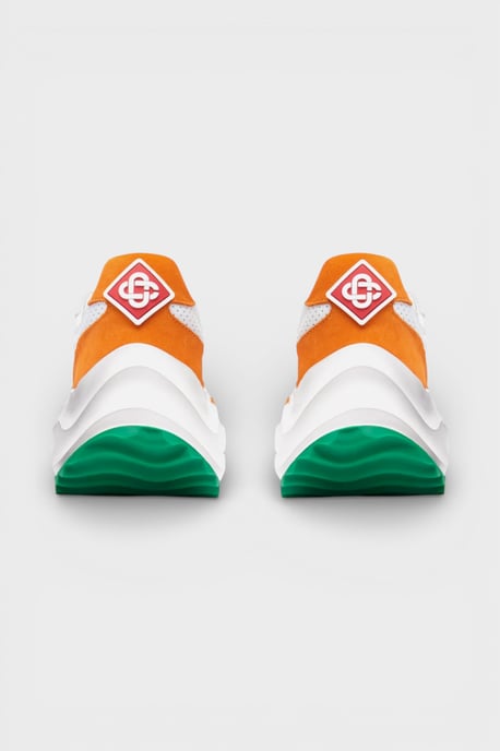 Casablanca Atlantis Sneakers Met Oranje Details En Witte Schoenen - Image 3
