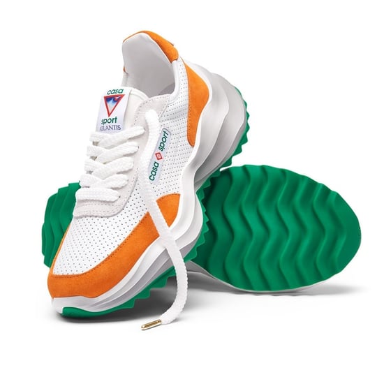 Casablanca Atlantis Sneakers Met Oranje Details En Witte Schoenen - Image 6