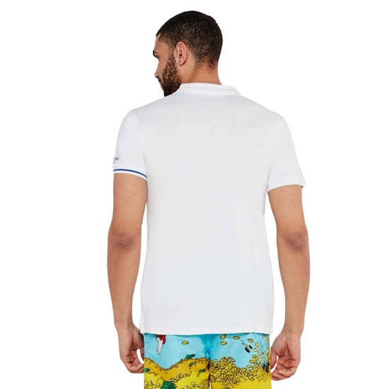 Witte Poloshirt Met Ijsbergmotief - Image 4