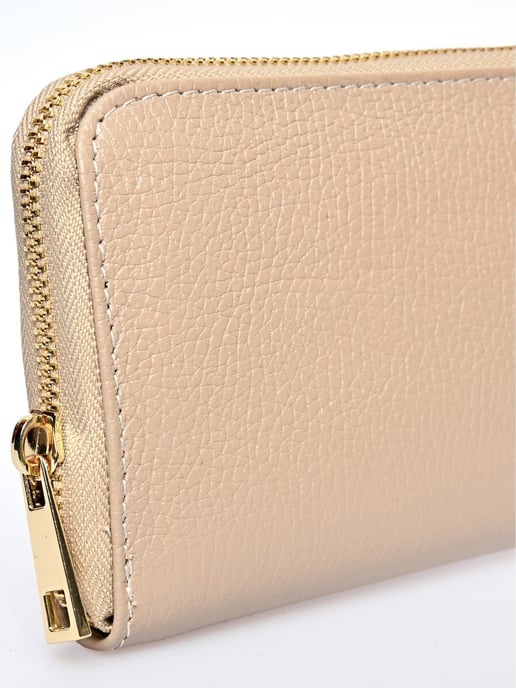 Roberta M Beige Rundleer Portemonnee - Image 3