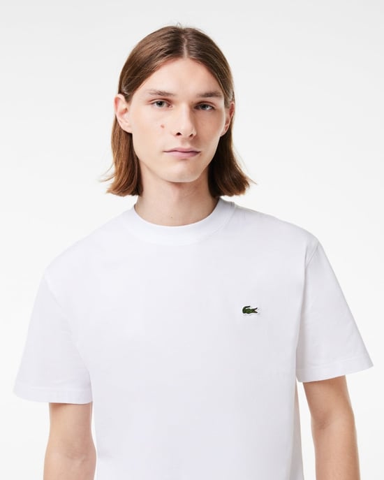 Lacoste Mens Classic Cotton Fit Jersey T-Shirt - Image 2