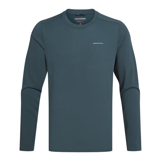 Craghoppers Heren Abel Nosilife T-shirt met lange mouwen (Blauwe steen) - Image 1