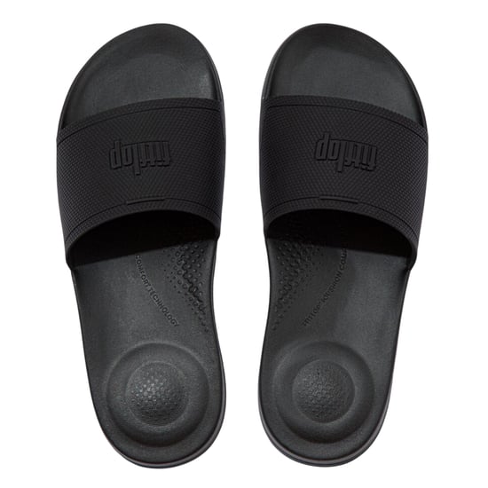 Fit Flop Volwassen iQushion zwembadslippers voor uniseks (Zwart) - Image 3