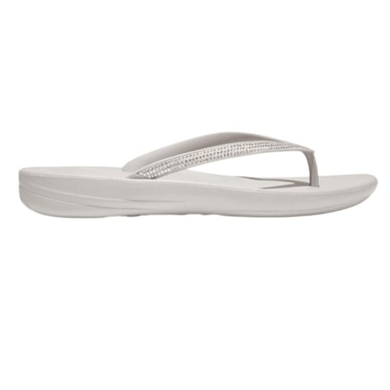 Fit Flop Dames/Dames Sparkle iQushion teenslippers (Grijs) - Image 1