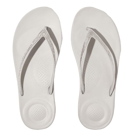 Fit Flop Dames/Dames Sparkle iQushion teenslippers (Grijs) - Image 3