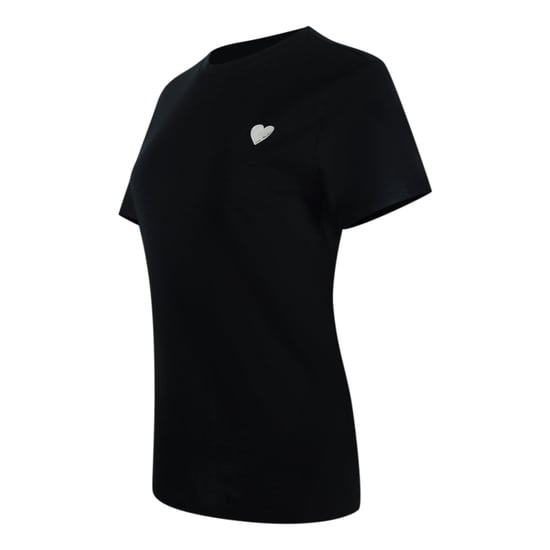 Love Moschino T-shirt Met Klein Wit Hartjeslogo In Zwart - Image 2