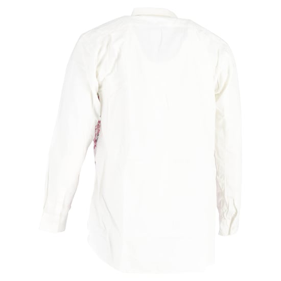 Comme Des Garçons overhemd met lange mouwen en print van wit katoen - Image 3
