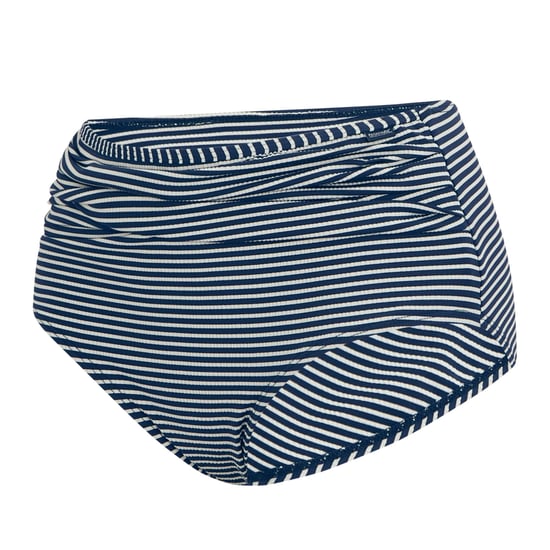 Regatta Dames/Dames Loria Stripe Seersucker Bikinibroekje (Marine, Wit) - Image 3