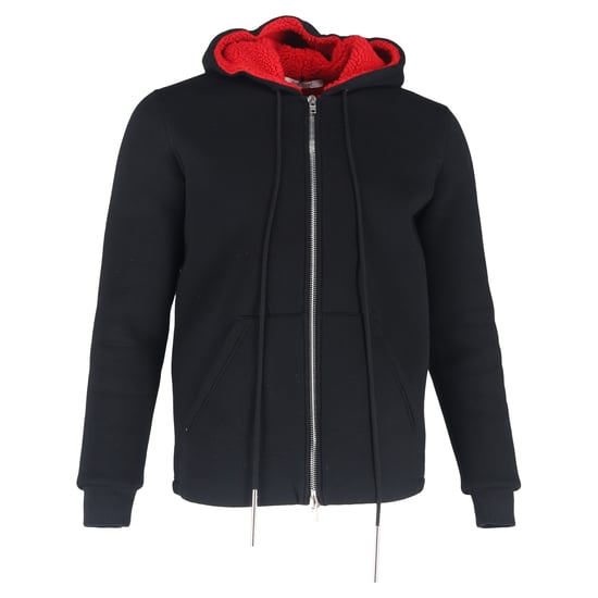 Givenchy hoodie met ritssluiting en transparante voering in zwart polyester - Image 1