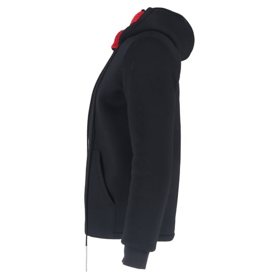 Givenchy hoodie met ritssluiting en transparante voering in zwart polyester - Image 2