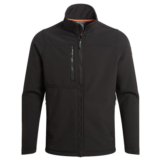 Craghoppers Heren Whitby Soft Shell Jas (Zwart) - Image 1