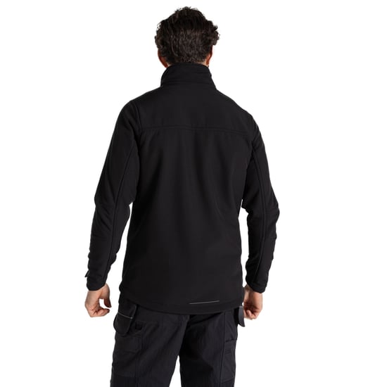 Craghoppers Heren Whitby Soft Shell Jas (Zwart) - Image 2