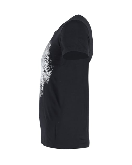 Christian Dior Firework Graphic T-shirt in zwart katoen - Image 2