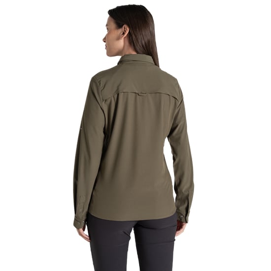Craghoppers Dames/Dames NosiLife Pro III shirt met lange mouwen (Wilde olijf) - Image 2