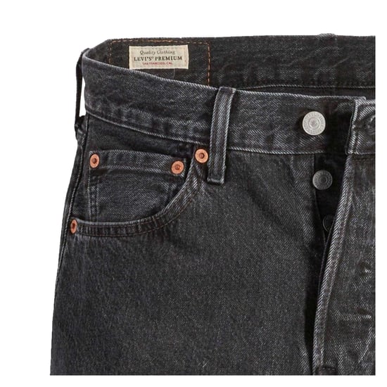 Levis Heren 501 Originele Crash Courses Jeans (Grijs) - Image 3