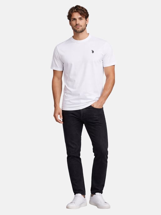 U.S. Polo Assn. heren basic T-shirt van 100% katoen - Image 3