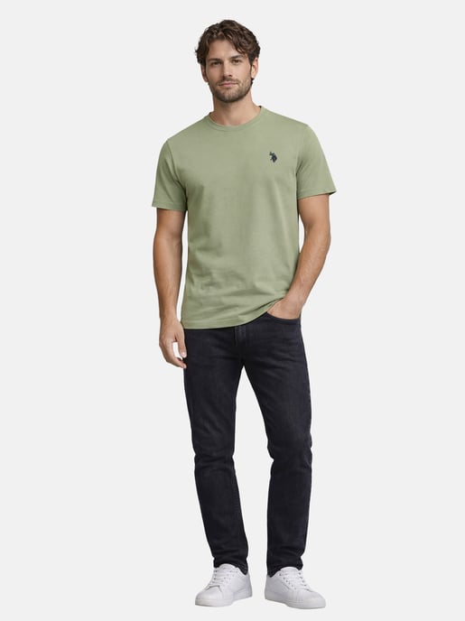 U.S. Polo Assn. heren basic T-shirt van 100% katoen - Image 3