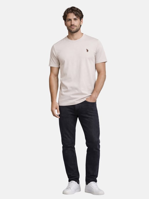 U.S. Polo Assn. heren basic T-shirt van 100% katoen - Image 3