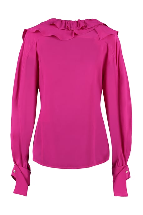 Gerimpelde Zijde Blouse - Image 1