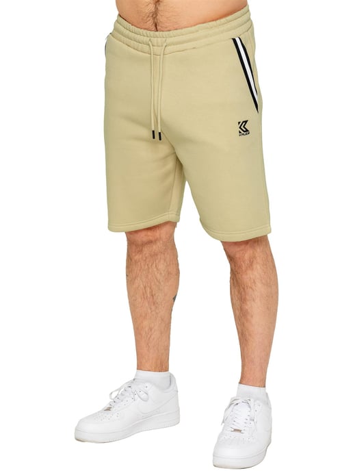 Kruze | Heren fleece shorts met tape - Image 1