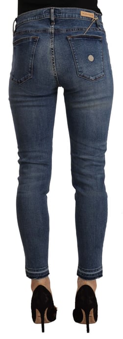 Skinny Jeans met Rauwe Zoom Tot de Enkel - Image 3