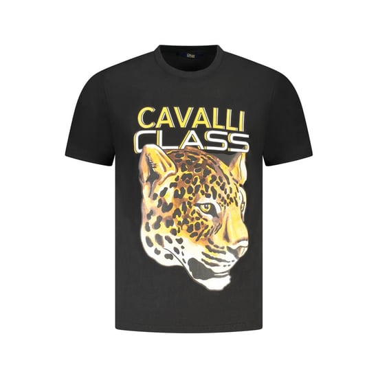 Cavalli Class Zwarte Katoenen T-Shirt voor Mannen - Image 1