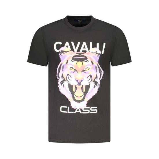 Cavalli Class Nero Katoenen Heren T-Shirt - Image 1