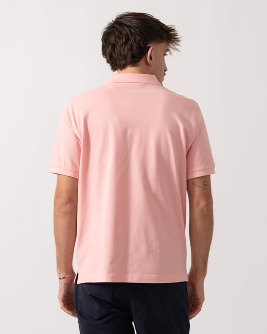 GANT Mens Regular Fit Short Sleeve Shield Logo Pique Polo - Image 2